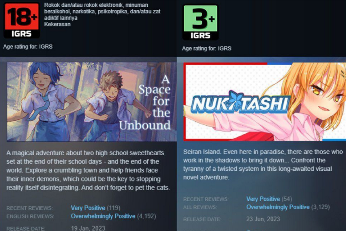 Kritik IGRS di Steam Muncul Publisher Game Global Berpotensi Tinggalkan Indonesia