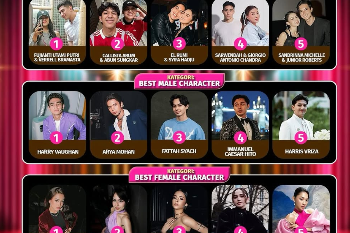 Daftar Lengkap Pemenang Infotainment Awards 2025 ada Luna Maya & Maxime Bouttier yang Memenangkan Wedding of The Year