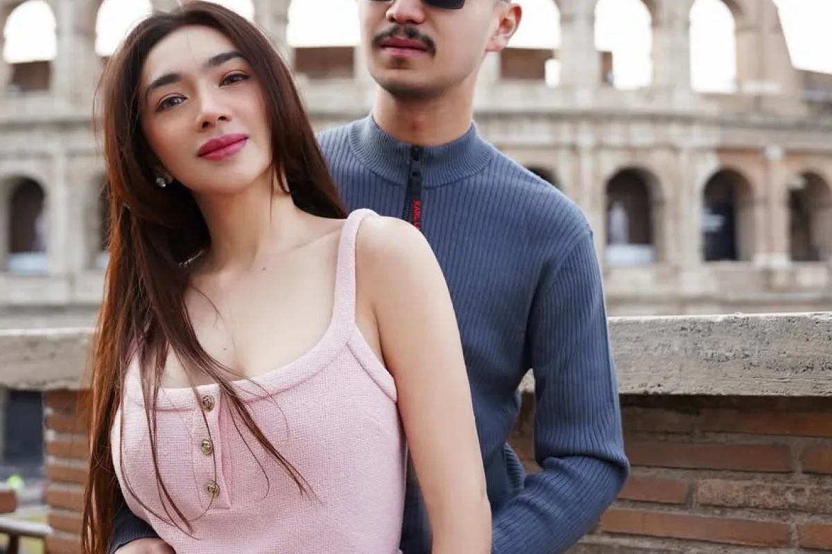 Angel Karamoy dan Gusti Ega Tertangkap Kembali Mesra di Roma Usai Isu Putus