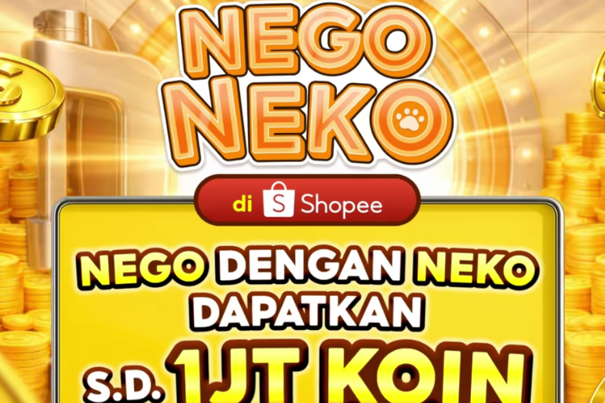 Nego Neko Shopee Tantang Kreativitas Pengguna Rebut Hingga 1 Juta Koin