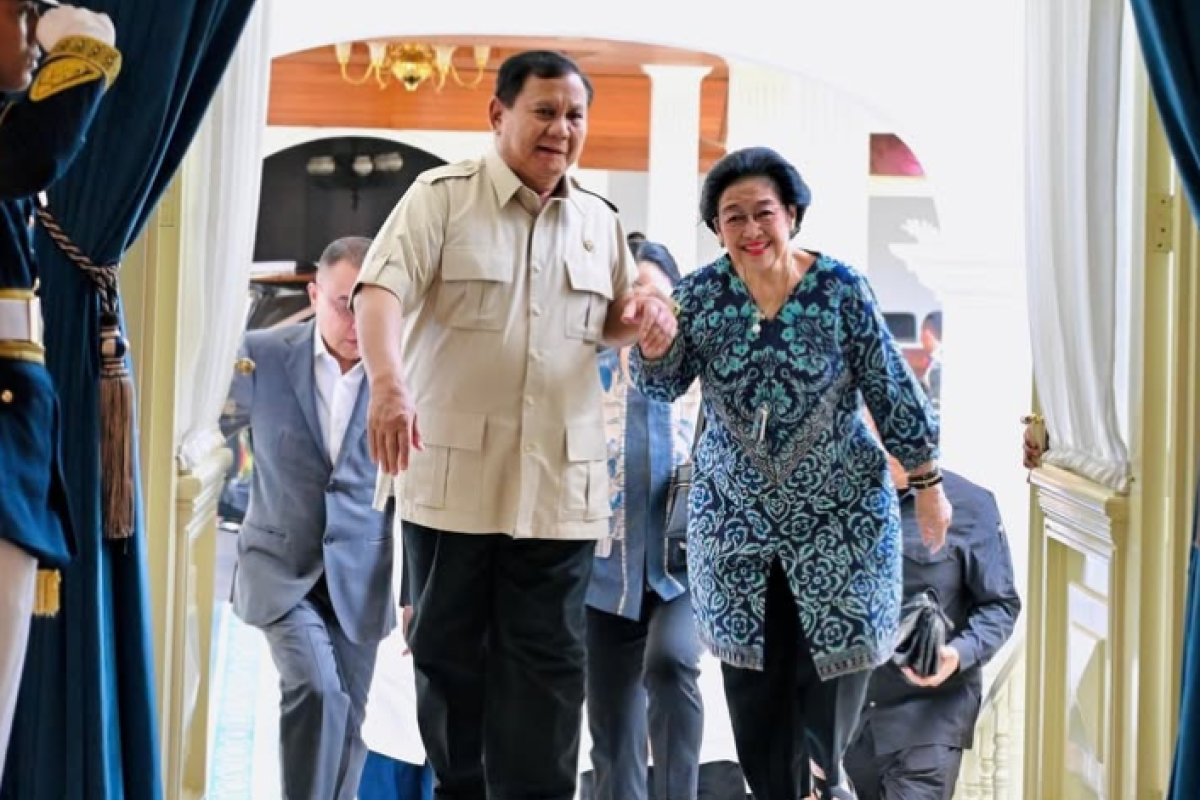 Prabowo Terima Megawati di Istana, Dinilai Tunjukkan Kedewasaan Berpolitik, Natizen: Cie Bu Mega Ketemu Crush