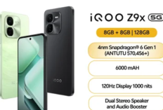 Andalan Baterai Super Tahan Lama dengan Performa Harian! Inilah iQOO Z9x Masuk Dalam 4 Rekomendasi HP Kamera 50 MP
