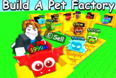Kode Build A Pet Factory Roblox Maret 2026 Terbaru, Klaim Boost dan Cash Gratis