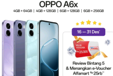 Berapa Harga OPPO A6X? HP Rp2 Jutaan dengan Baterai Jumbo dan Desain Premium yang Siap Jadi Primadona Kelas Entry-Level