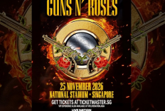 Jadwal Penjualan Tiket Konser Guns N’ Roses di Singapura 2026