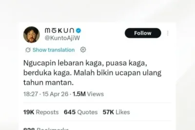Kunto Aji Diduga Lakukan DFK pada Presiden Prabowo Usai Cuitannya di Akun X Picu Kontroversi
