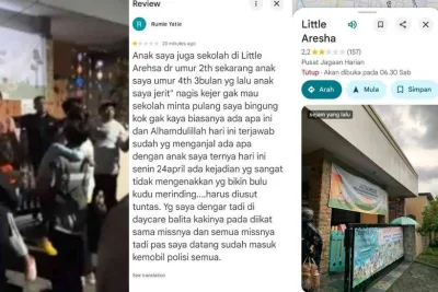 Viral Dugaan Kekerasan Anak, Google Maps Daycare Little Aresha Jogja Diserbu Netizen